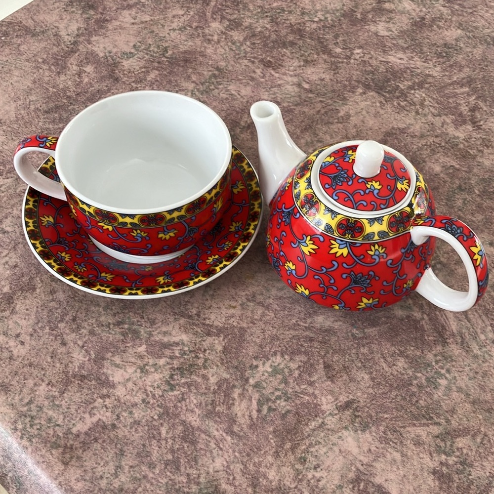 Teopia Single Tea Pot & Teacup Set - Picture 2 of 8